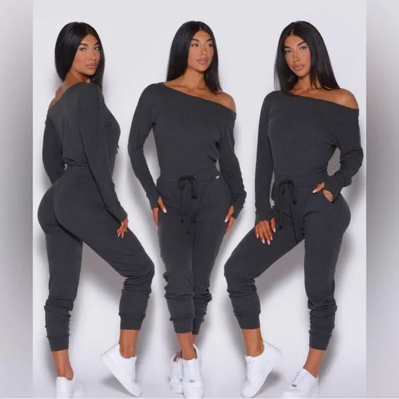 Bombshell Sportswear
Bombshell Sportswear
Charcoal Jumpsuit - Picture 1 of 5